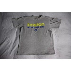 Adidas T-Shirt Men L Gray Boston Athletic Association Half Marathon 2013 Graphic